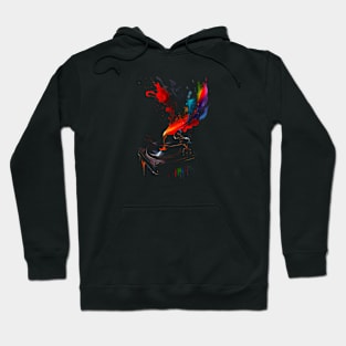 Psychedelic Record Player #3 Hoodie